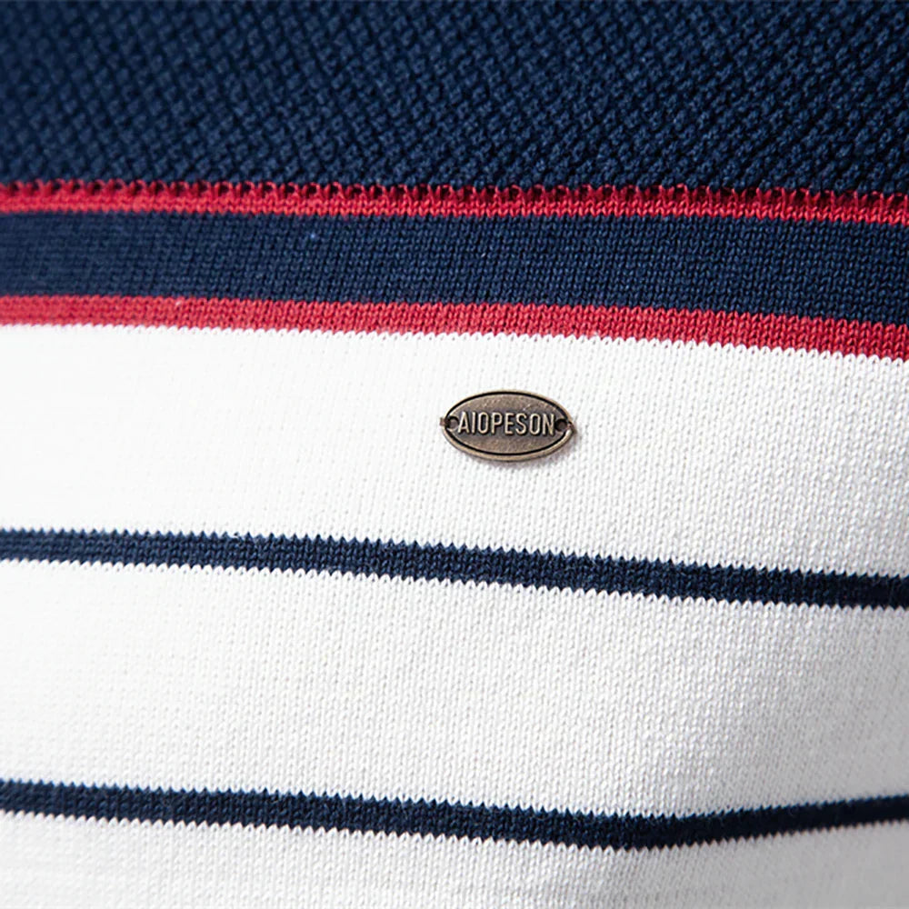 Pull Rayé Marin Pour Homme | Adrien