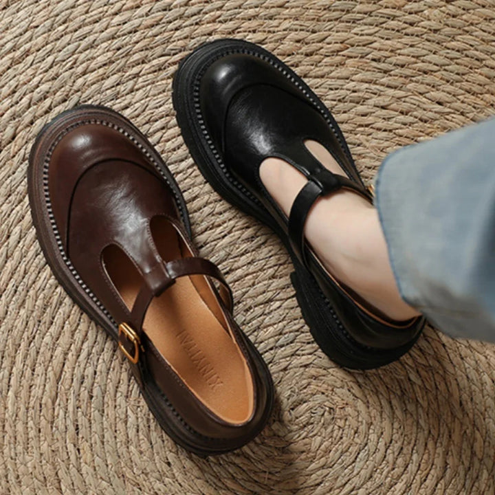 Ballerines Mary Jane T-bar Pour Femme | Farisse