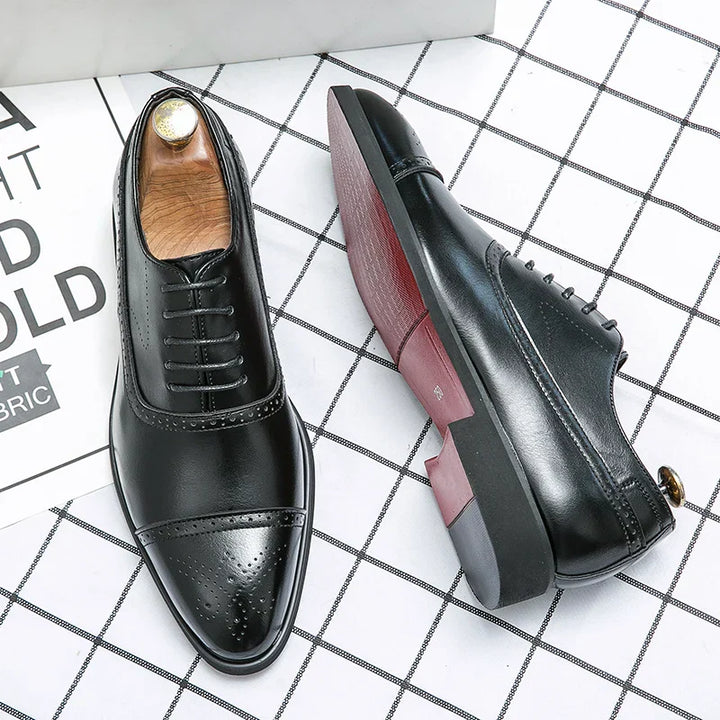 Chaussures Oxford à bout rapporté pour homme | Valmont
