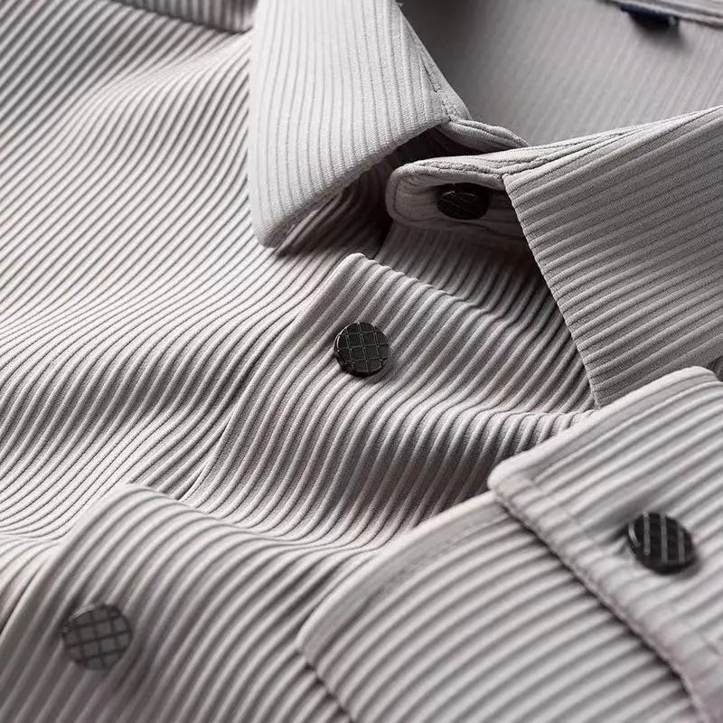 Chemise Élégante à Rayures Verticales | Rovie