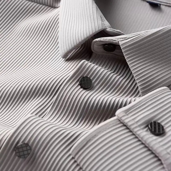 Chemise Élégante à Rayures Verticales | Rovie