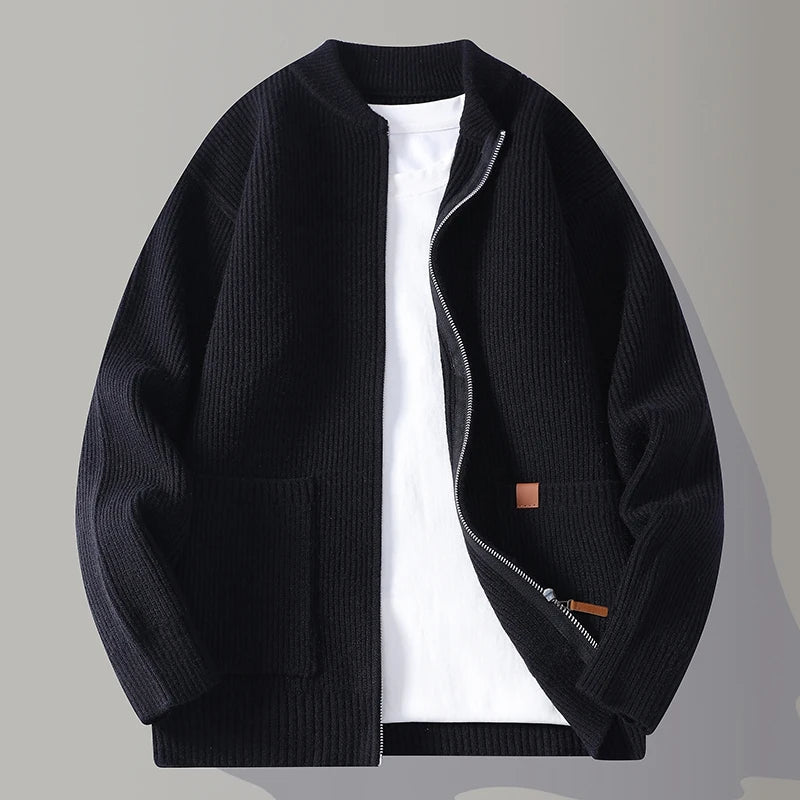 Veste texturée zippée pour homme | Navero