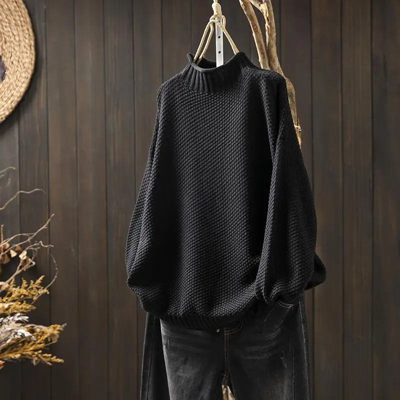 Pull élégant à col rond pour femme | Amelora
