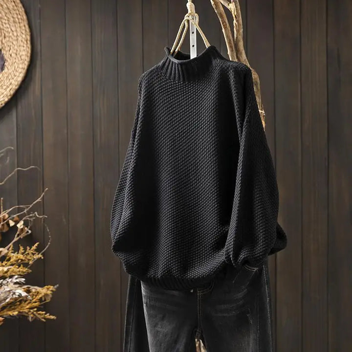 Pull élégant à col rond pour femme | Amelora