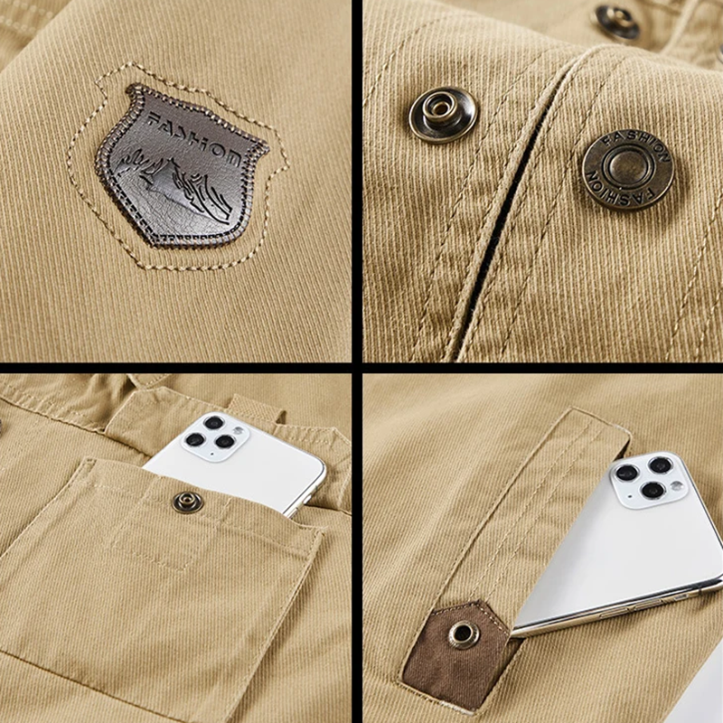 Veste utilitaire boutonnée pour homme | Jayson