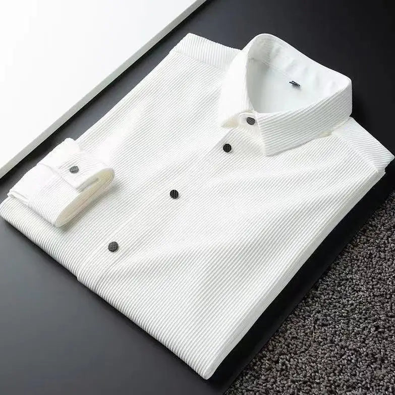 Chemise Élégante à Rayures Verticales | Rovie