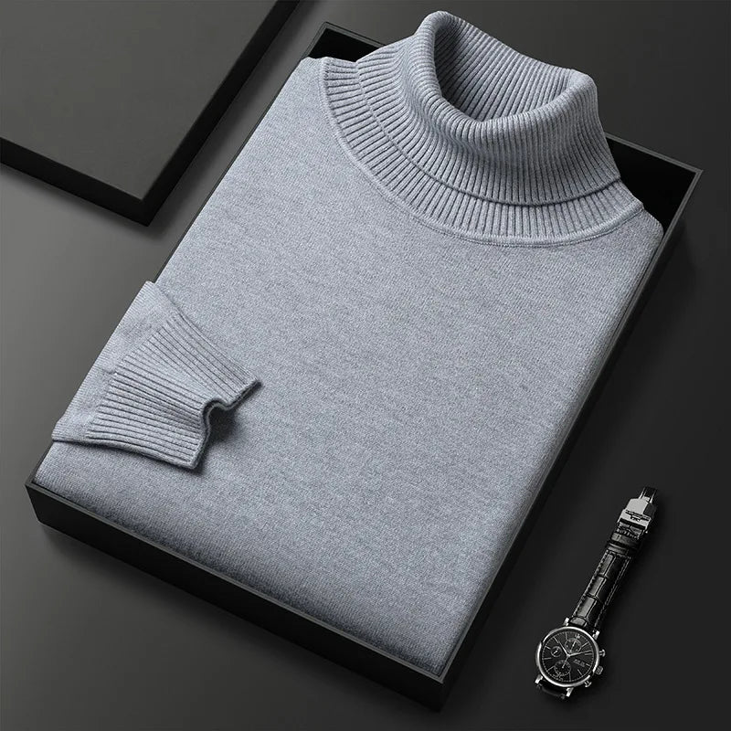 Pull col roulé élégant pour homme | Corvielle