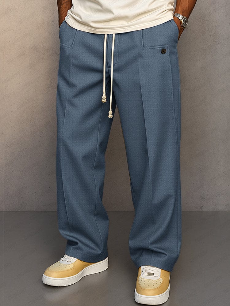 Pantalon décontracté à taille élastique pour homme | Maxton