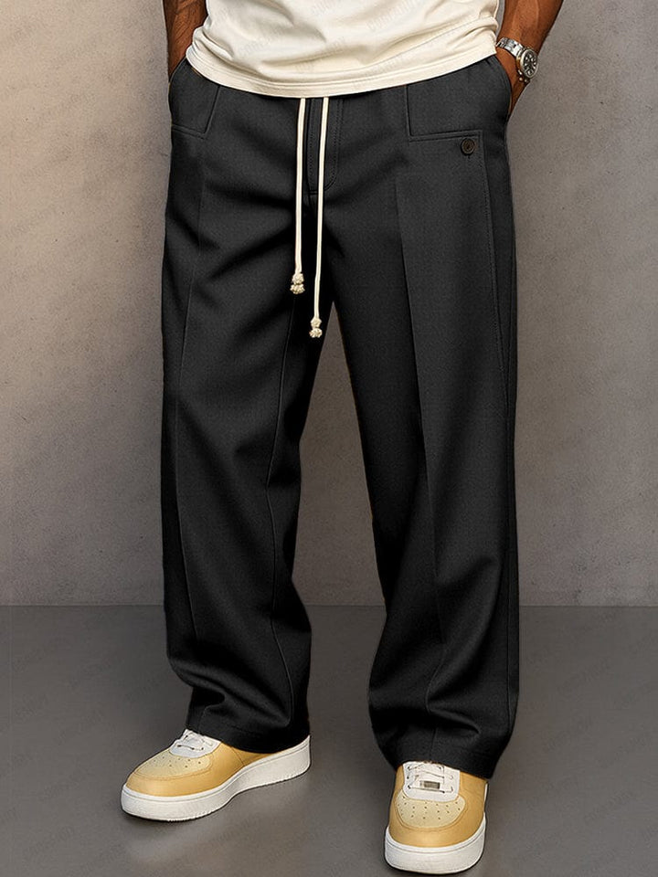 Pantalon décontracté à taille élastique pour homme | Maxton