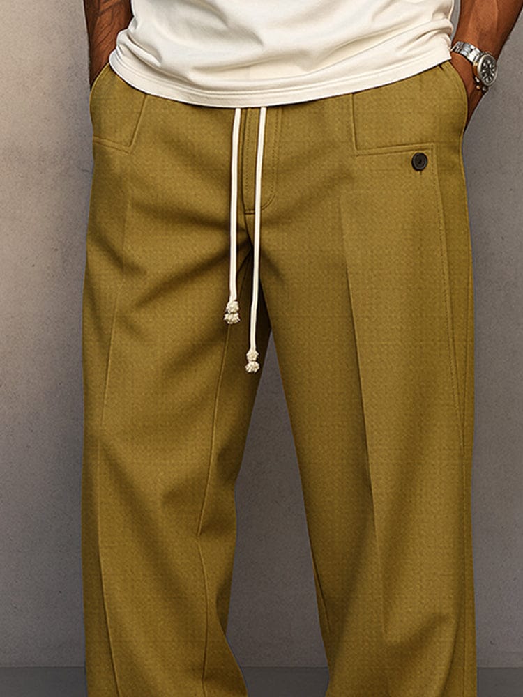 Pantalon décontracté à taille élastique pour homme | Maxton