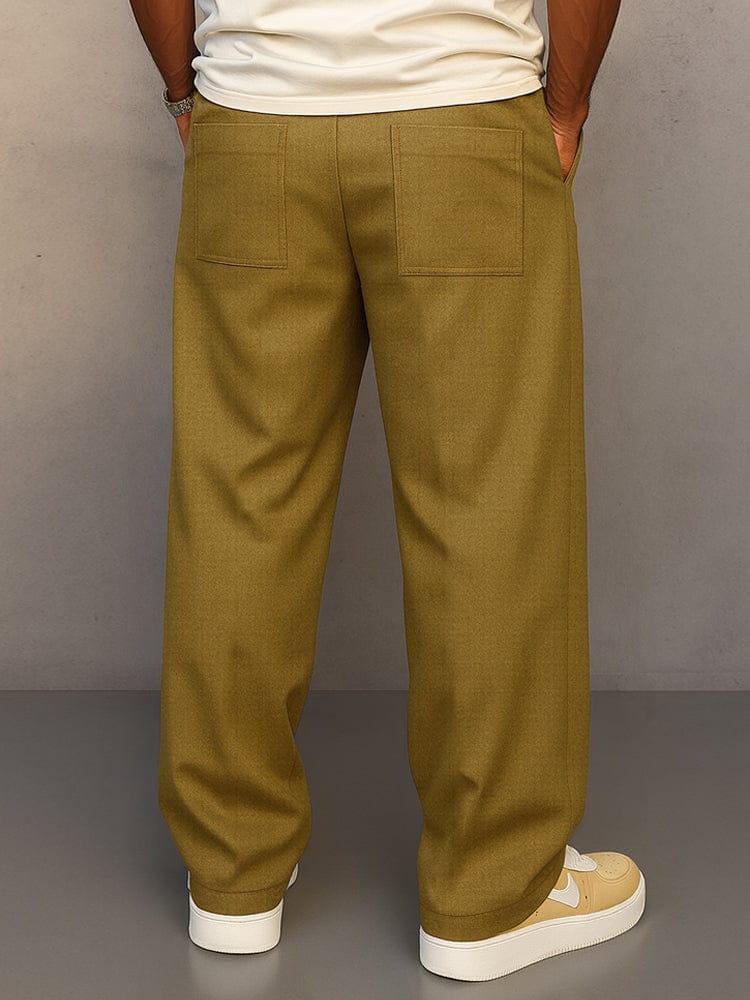 Pantalon décontracté à taille élastique pour homme | Maxton