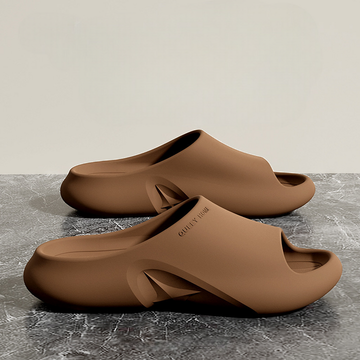 Claquettes minimalistes moulées pour homme | Nikaro