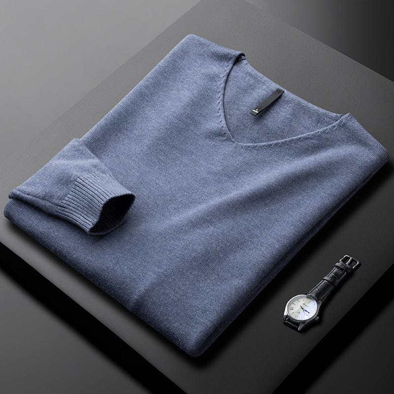 Pull col V élégant pour homme | Harbourne