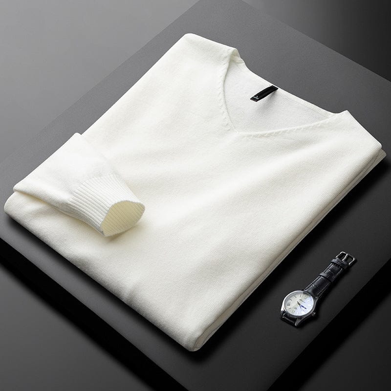 Pull col V élégant pour homme | Harbourne