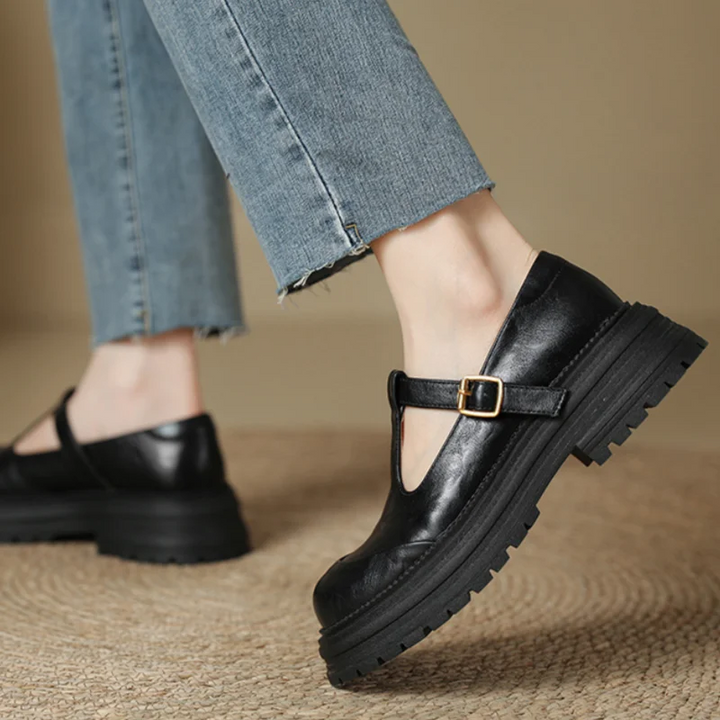 Ballerines Mary Jane T-bar Pour Femme | Farisse