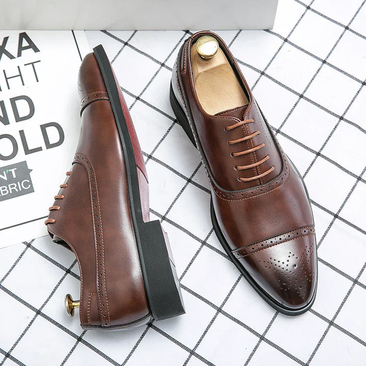 Chaussures Oxford à bout rapporté pour homme | Valmont