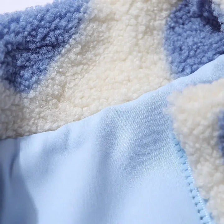 Veste Réversible à Motifs Cœur | Élégante et Douce