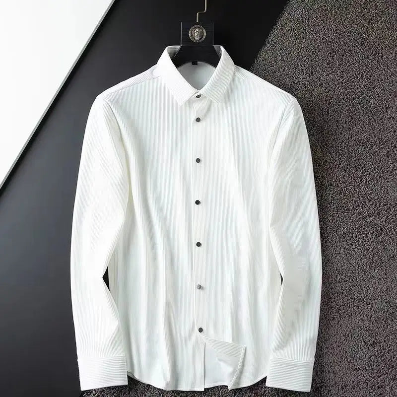 Chemise Élégante à Rayures Verticales | Rovie