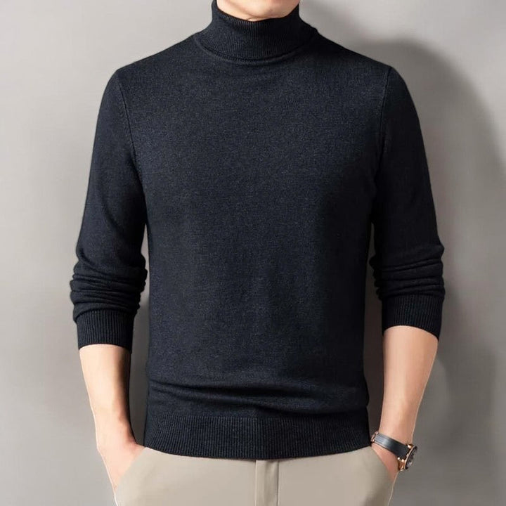 Pull col roulé élégant pour homme | Corvielle