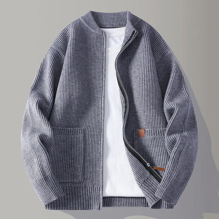 Veste texturée zippée pour homme | Navero