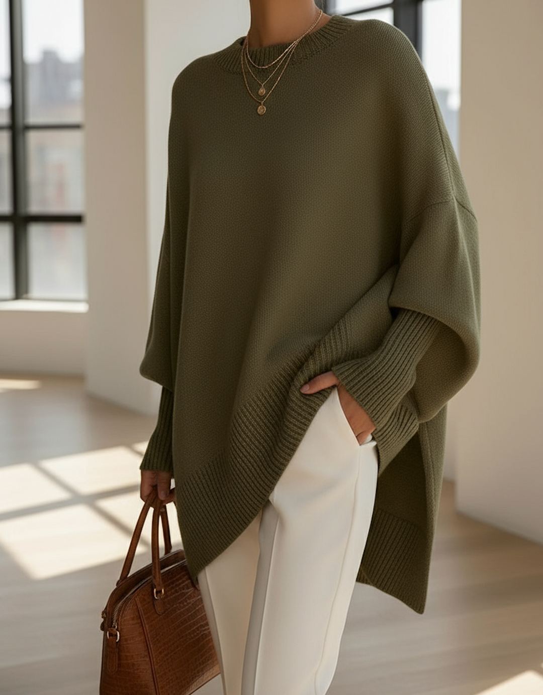 Pull Oversize Élégant Pour Femme | Lirina
