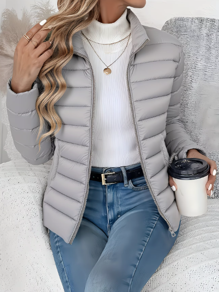 Marisol | Doudoune Cintrée Matelassée Col Montant