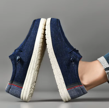 Corvellan | Mocassin Homme Toile Respirante Anti-Odeur