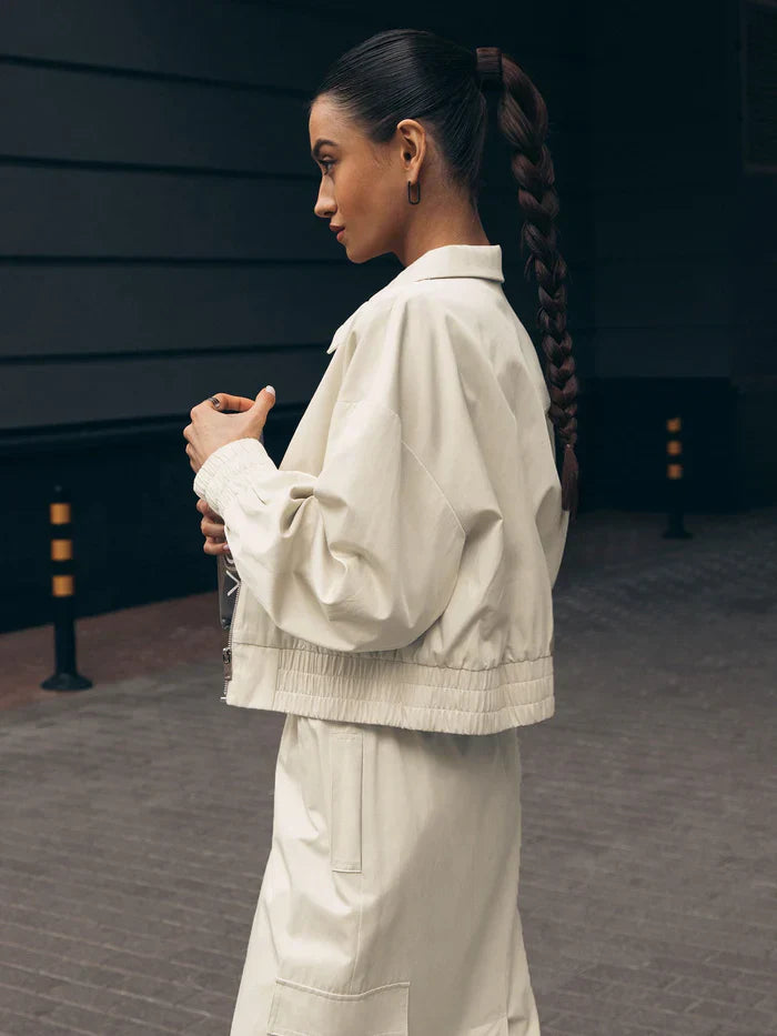 Veste légère zippée pour femme avec poches