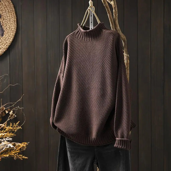 Pull élégant à col rond pour femme | Amelora