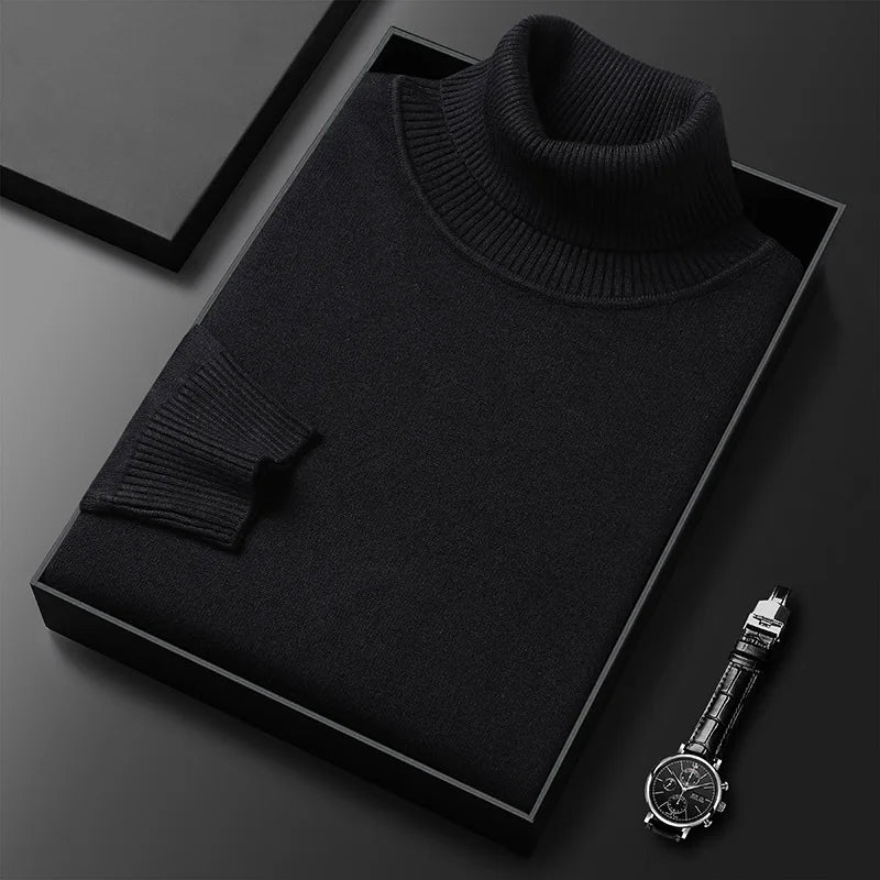 Pull col roulé élégant pour homme | Corvielle