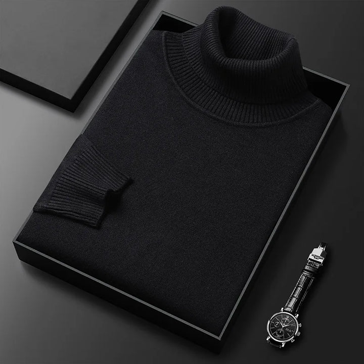 Pull col roulé élégant pour homme | Corvielle