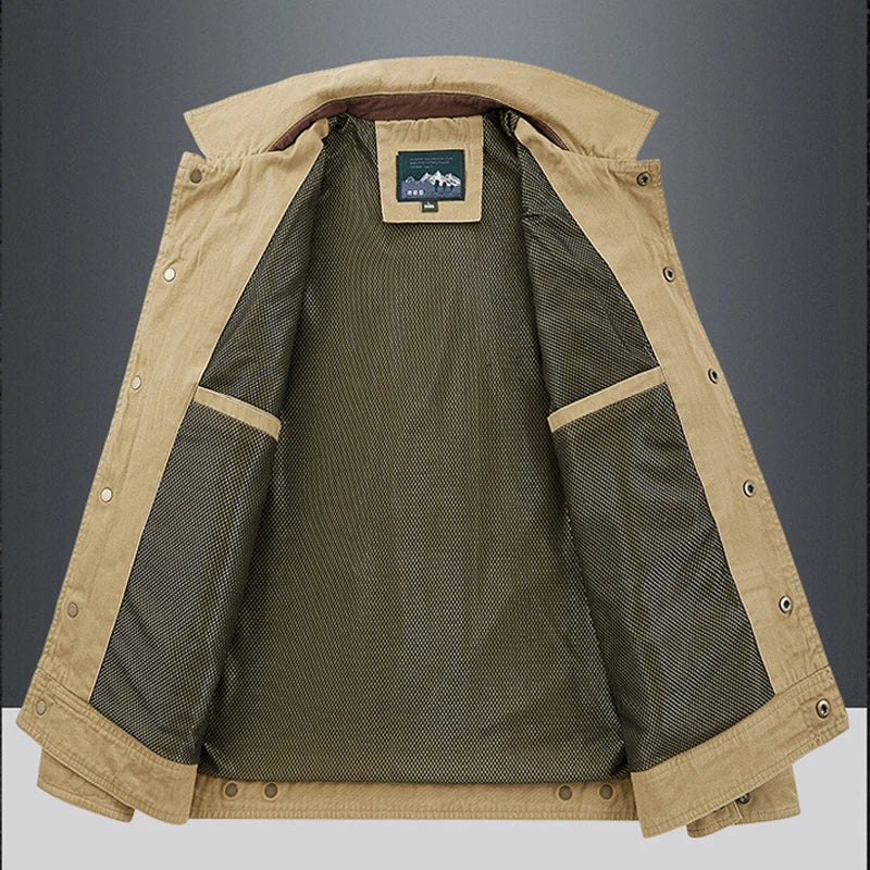 Veste utilitaire boutonnée pour homme | Jayson