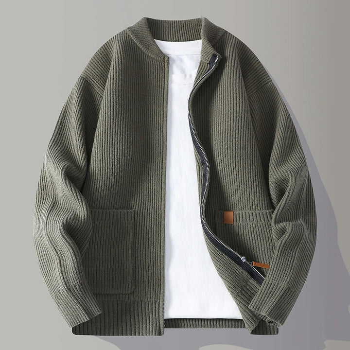 Veste texturée zippée pour homme | Navero