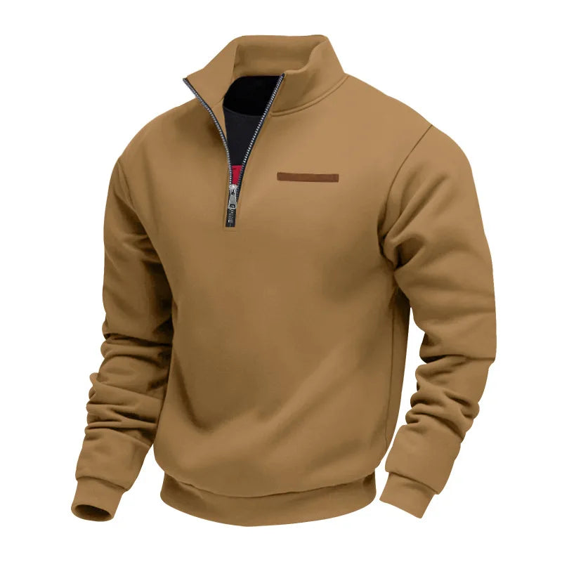 Sweat col zippé élégant pour homme | Virello