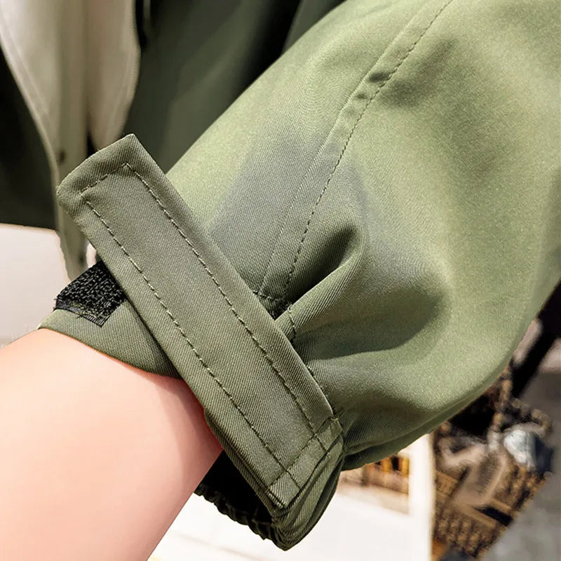 Veste bicolore à capuche pour femme | Vanna