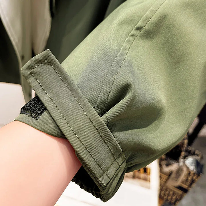 Veste bicolore à capuche pour femme | Vanna