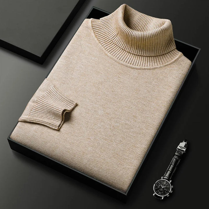 Pull col roulé élégant pour homme | Corvielle
