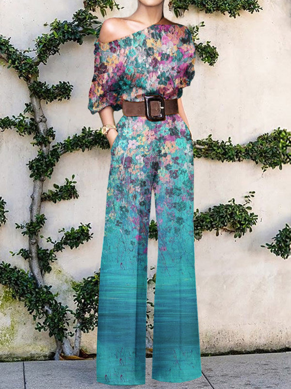 Combinaison fluide femme printemps