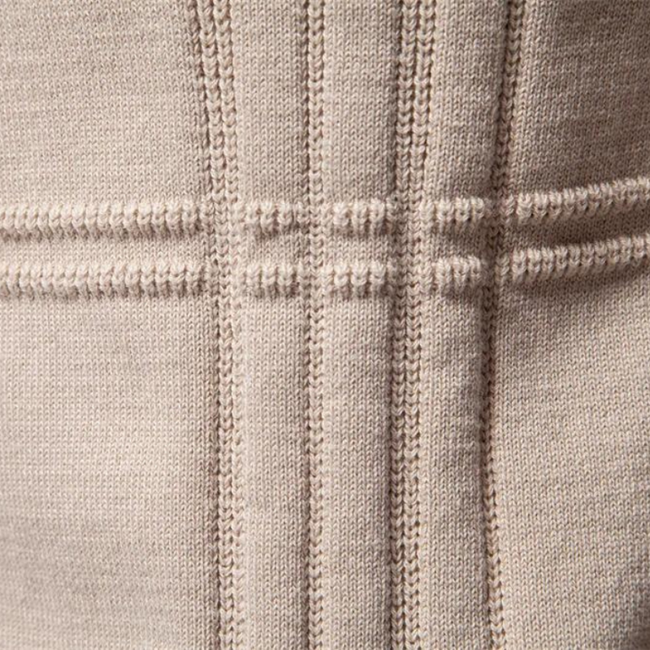 Pull Élégant Pour Homme Avec Design À Carreaux | Koelman