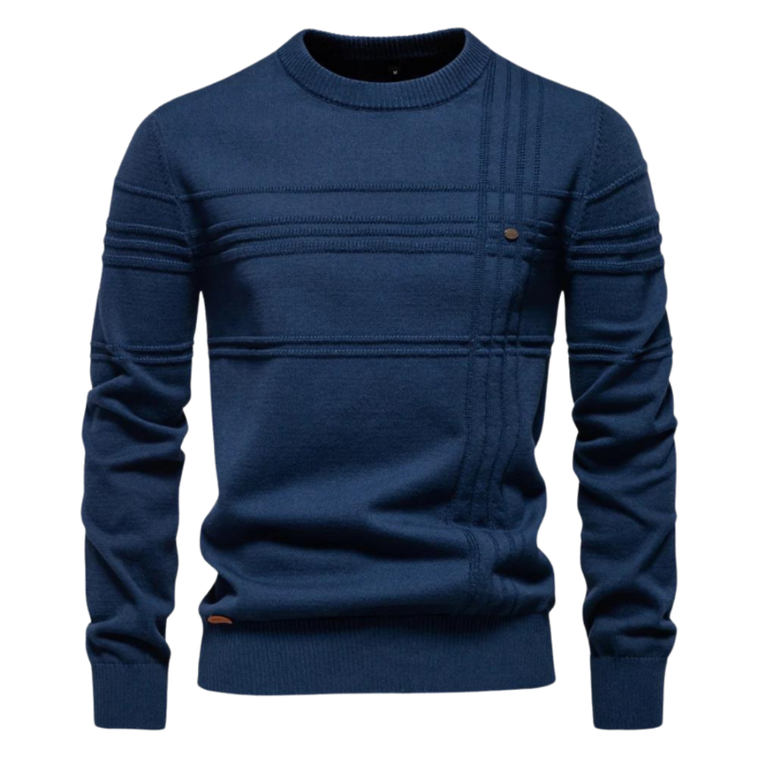 Pull Élégant Pour Homme Avec Design À Carreaux | Koelman