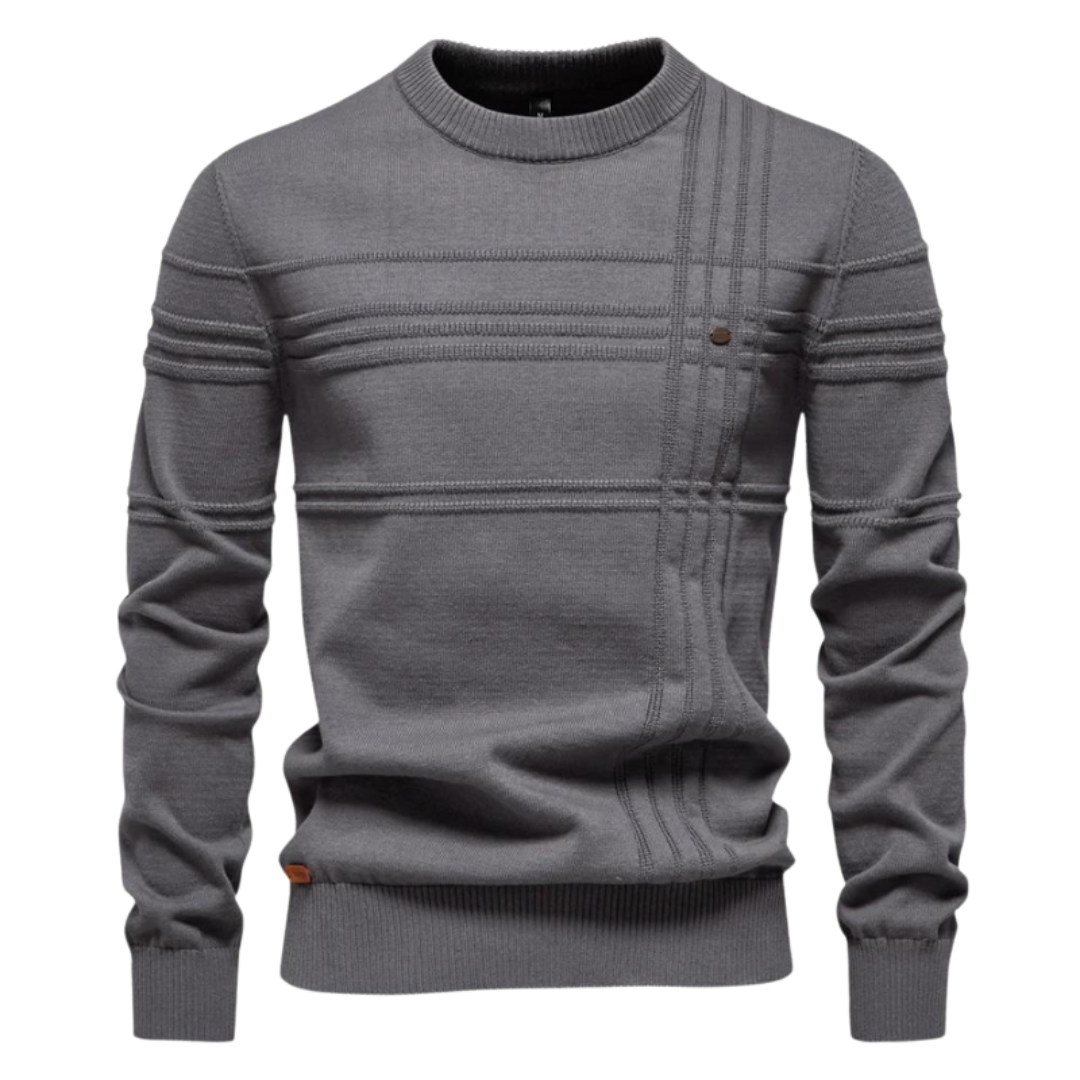 Pull Élégant Pour Homme Avec Design À Carreaux | Koelman