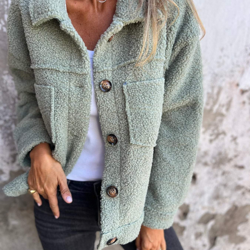 Cozy Buttoned Veste | Modern Warmth