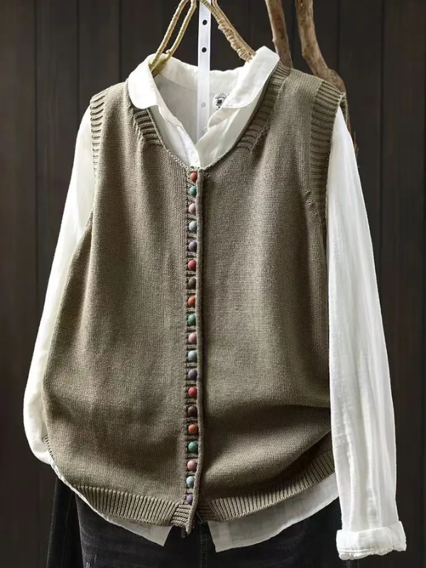 Gilet En Maille Douce Pour Femme | Rosalie