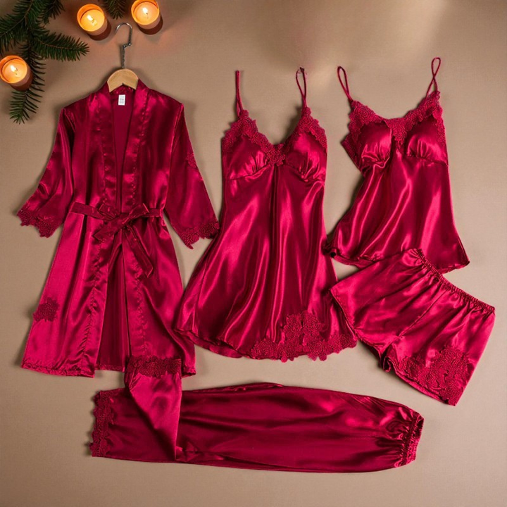 Ensemble de lingerie 5 pièces pour femme | Isaline