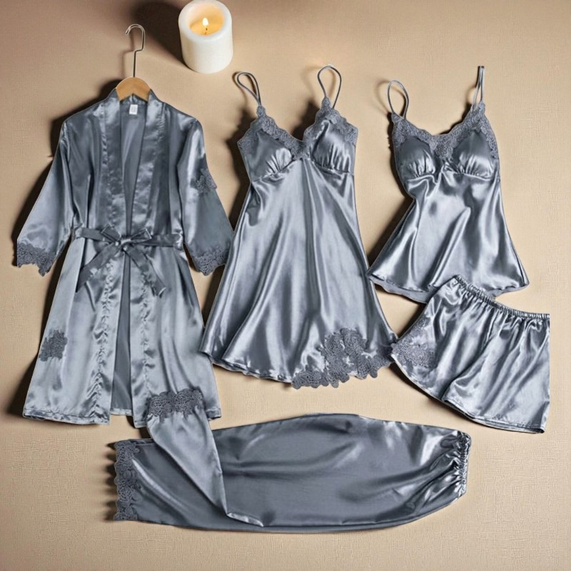 Ensemble de lingerie 5 pièces pour femme | Isaline