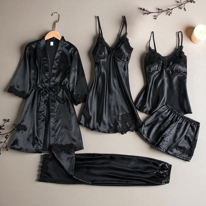 Ensemble de lingerie 5 pièces pour femme | Isaline