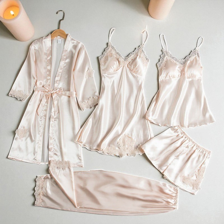 Ensemble de lingerie 5 pièces pour femme | Isaline