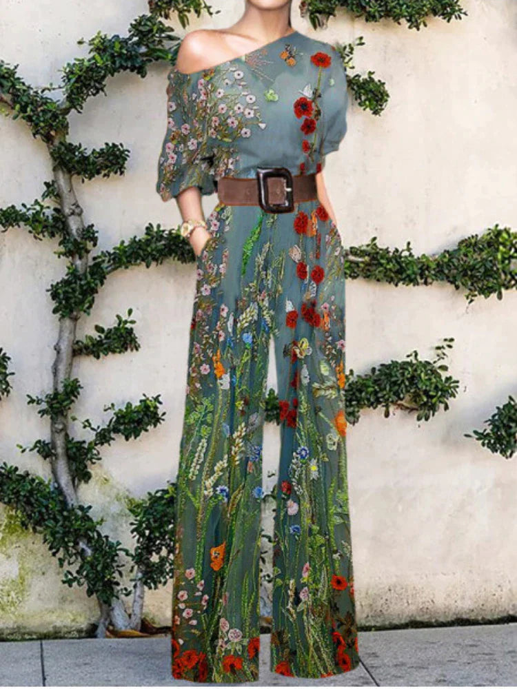 Combinaison fluide femme printemps