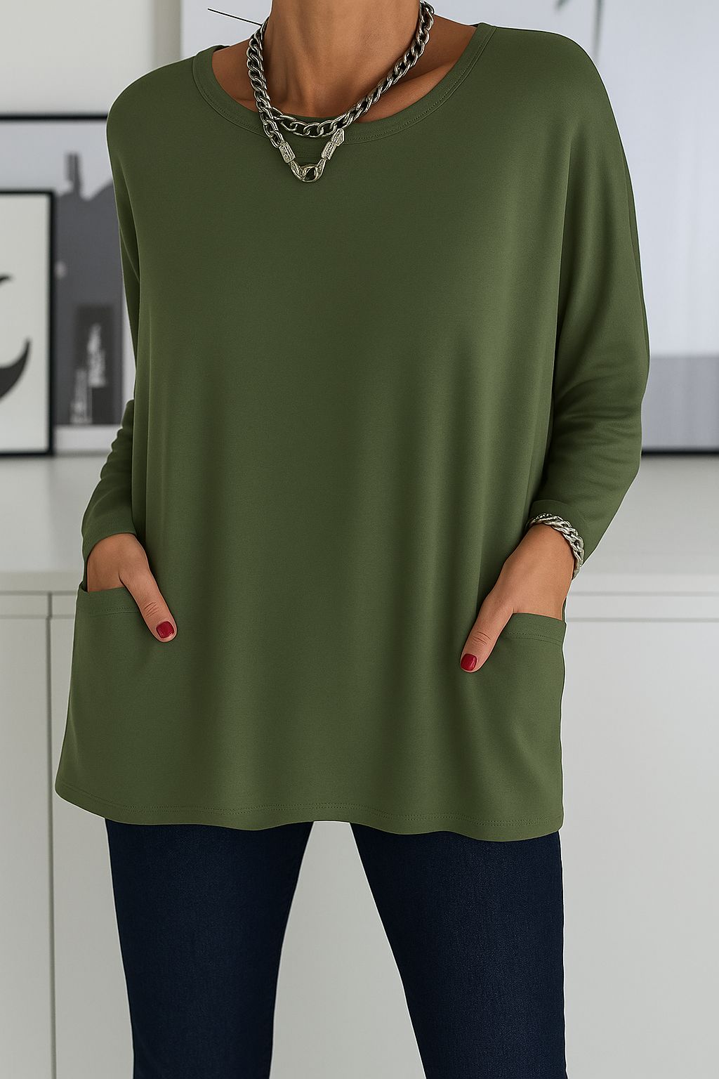 Haut Long Élégant Pour Femme | Amara
