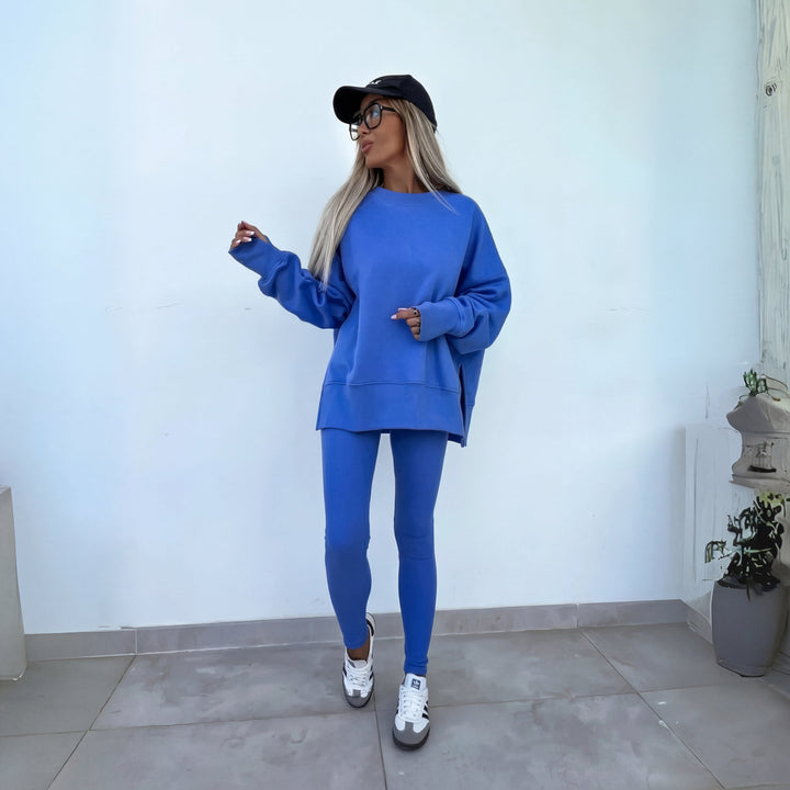 Sweatshirt et Pantalon à Manches Longues Décontractés | Sonia